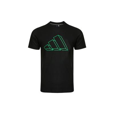 Graphic Tee Men Tops Black GM6366