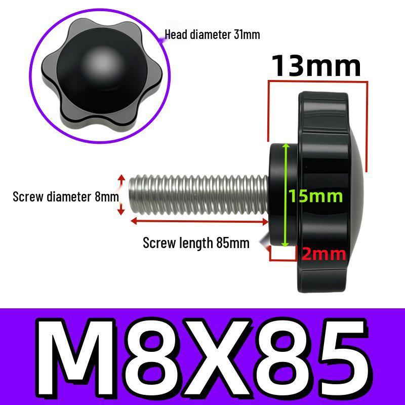 Adjustable Plum Blossom Plastic Head Star Handle Screw Bolt