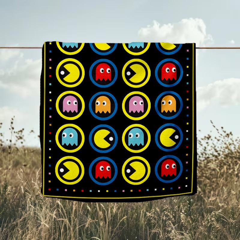 1PC Game PAC Blanket Flannel Throw for Sofa, Indoor, Camping, Living Room, Office, Chair, And Bed Soft Birthday Christmas Gift