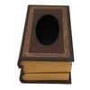 Book Shaped Wooden Tissue Box Decorative Vintage Napkin Storage Box for Massage Shop Red