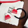 Adorable Handmade Christmas Themed Hair Clips And Ponytail Holders For Stylish Women