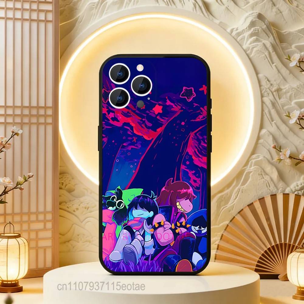 Game D-Deltarune Ralsei Black Soft Case For iPhone 17 13 14 15 11 16 12 Pro Max Pro Max Plus E Air Mini Phone Cover Shell