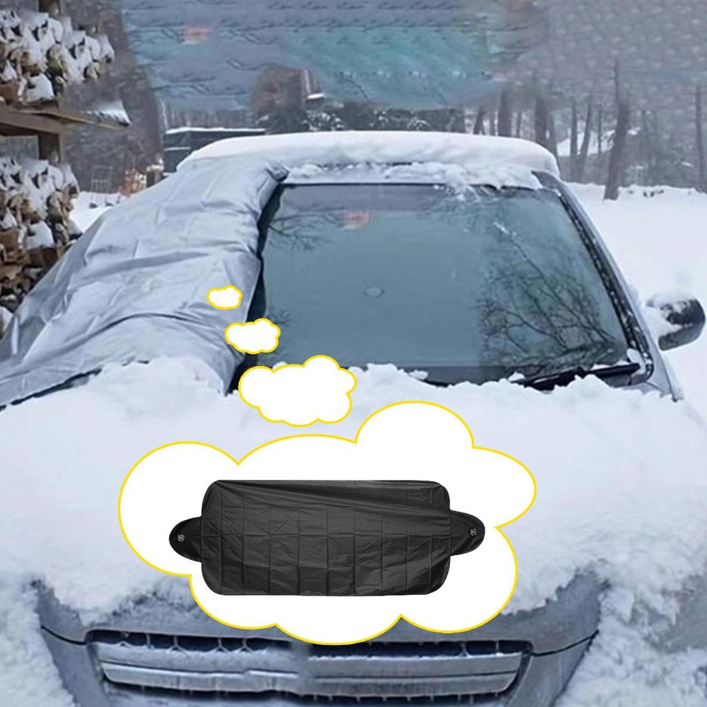 Car Windshield Snow Cover Universal Sun Shade Protector for Winter Summer SUV Truck Van Vehicle Front Window Frost Ice Shield