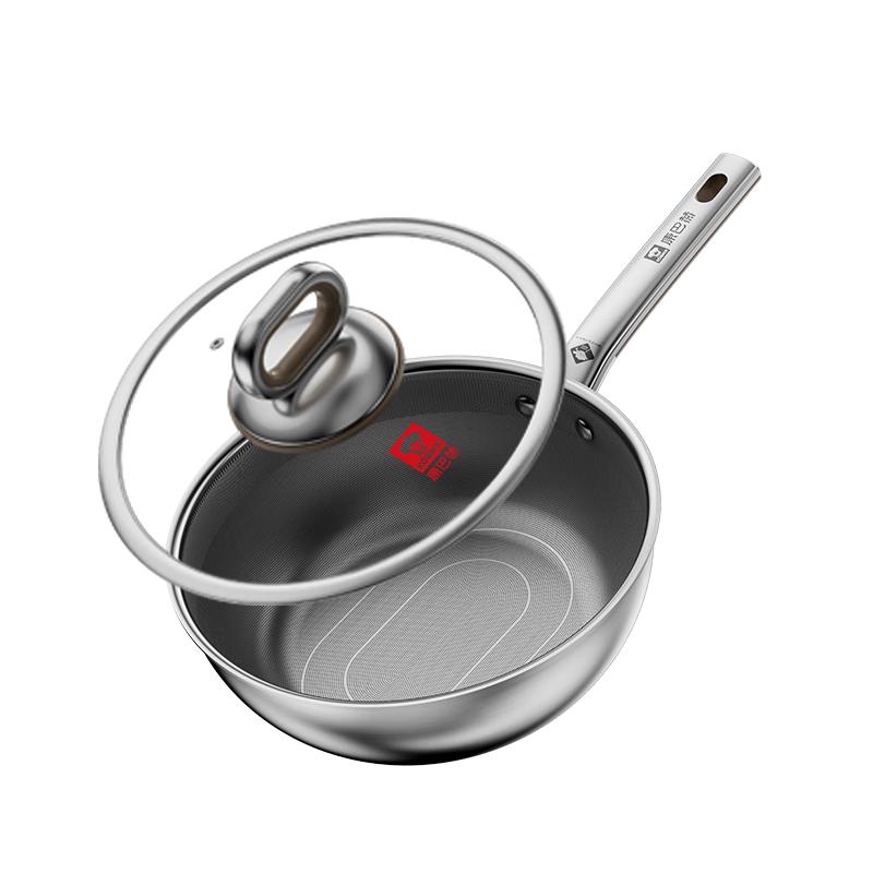 Kambach True Titanium 0-Coating 316L Stainless Steel Non-Stick Wok