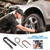 Wheel Cover Remover 3pcs Car Wheel Bolt Nut Caps Extractor Removal Puller Tools Center Cover Dismantle Hook Clips Repair Tool