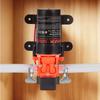 Water Pressure Pump, 12V DC 1.2 GPM (4.5 L/min), 2-Chamber Self-Priming Diaphragm Water Pump with 2 Hose Clamps, 80 PSI Max Pressure, Quiet Operation,