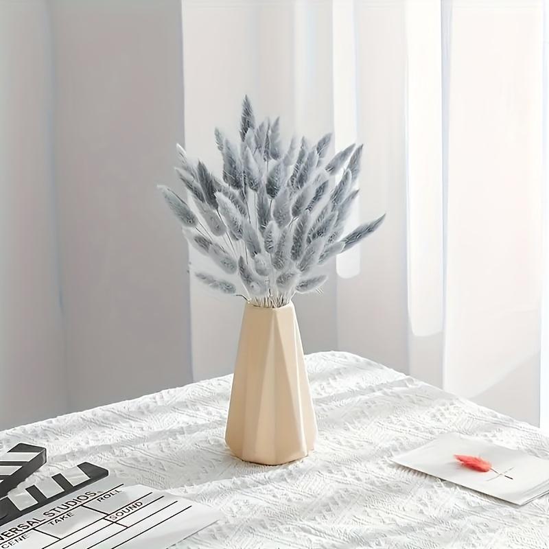 

60 шт. Букет Бохо з штучної трави «Котячий хвіст» - Ротангова квіткова композиція для домашнього декору, весілля, вечірки, наповнювач для вази - Текстурний трав яний декор 60pcs сірий