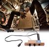 Cajon Drum Hole Pickup Microfon Sistem de preluare pentru Box Drum cu control al volumului tonului 6,35 mm