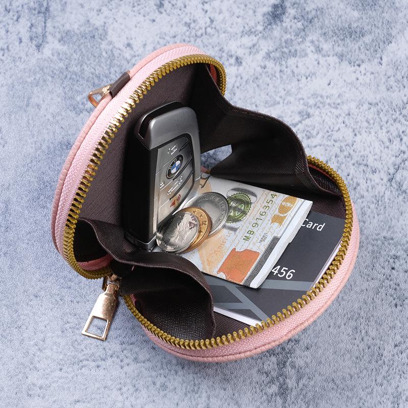 Portable Korean Style Multi-functional Zipper Coin and Earphone Bag