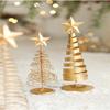 Gold Window Gift Christmas Small Christmas Ornaments Tree