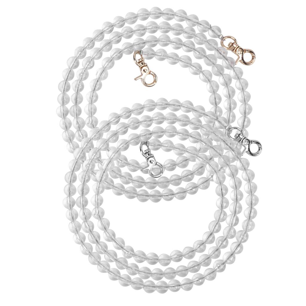 2ks Popruh na tašku Akryl Kov DIY Mobilní telefony Dekorativní doplňky pro dívku ženu 1 metr