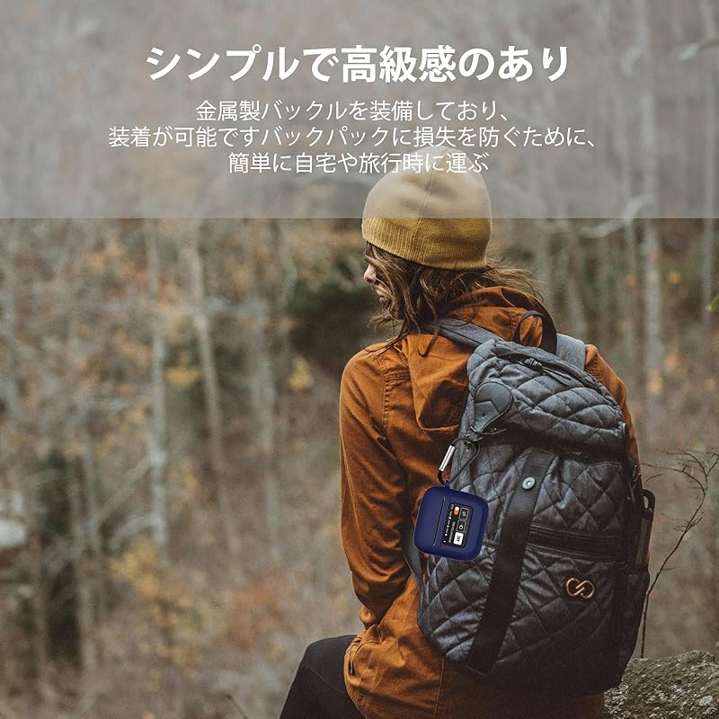 JXRICH For JBL TOUR PRO 2 Case for Cover Fall Prevention Scratch Prevention Silicon Case I Can See the LED Light Can Be Charged While Wearing Full