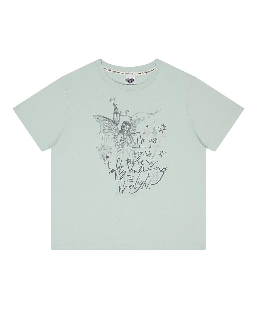 LUVISTRUE El Angelic Graphic Tee(Green)