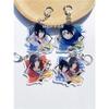 Anime Naruto Acrylic Keychain Accessaries Uzumaki Naruto Cartoon Keyring