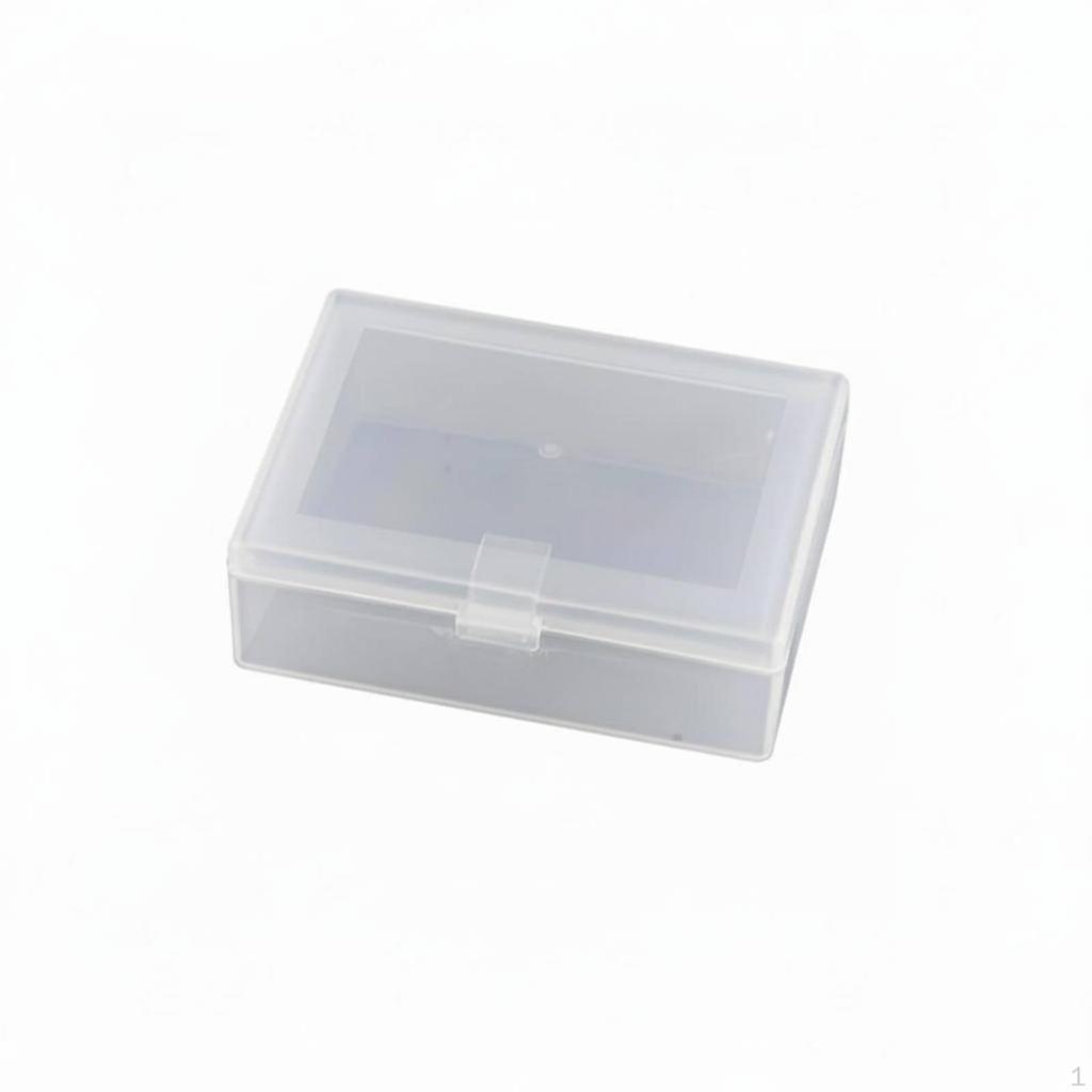 Rectangular Transparent Box Thickened Material Frosted Multipurpose Storage Case for