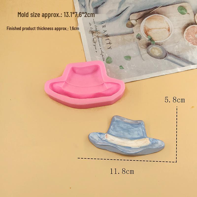 Silicone Mold for Hat, Bow Tie, Collar Cake & Chocolate Fondant