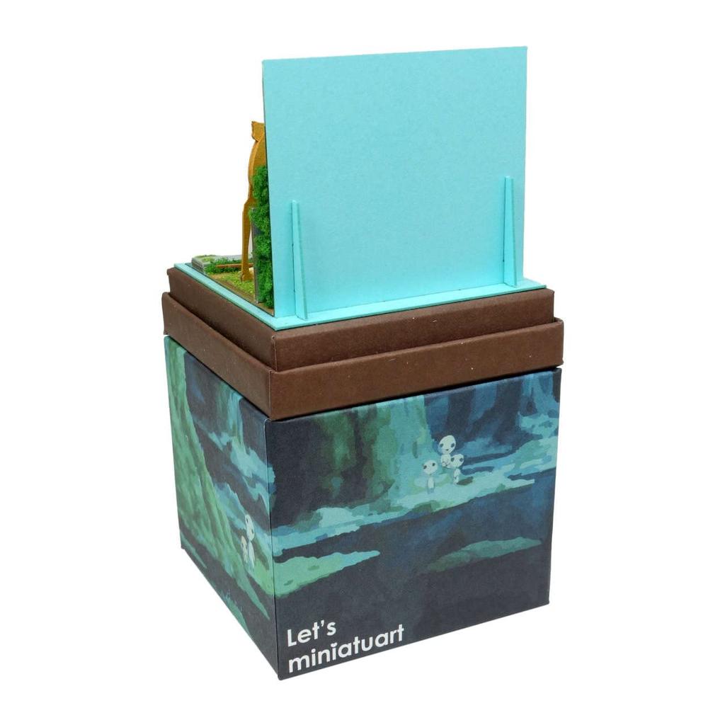 Sankei Studio Ghibli Mini Princess Mononoke Ashitaka and Yackle Papercraft MP07-139