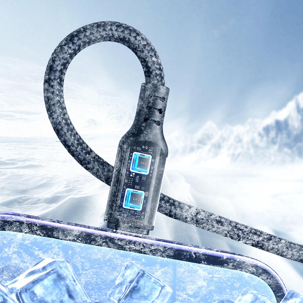 Universal 4-in-1 Charging Cable by Joyroom: USB-A to USB-C, Dual Lightning, Micro USB, 1.2m in Black