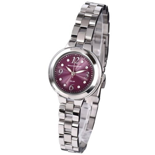

Mauro Geraldi Women s Solar Watch, Stainless Steel, MJ056 (Dial Color: Red)