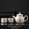 Ru Kiln Ceramic Kung Fu Tea Set with General Pot