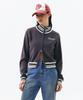 PRENDA Prda Coloring Full Zip-Up Knit Cream Charcoal
