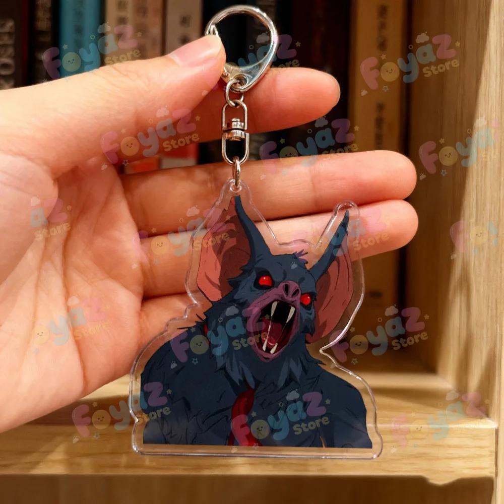 

Game Keychain for Accessories Mecha Man Blonde Blazer Robert Robertson Keyring Jewelry Gaming Fans Gifts