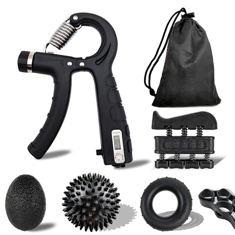 Griffkraftgerät, Fünf-Finger-Trainingsgeräte-Set, Griffkreis, Handkraft-Übung, Armkraftgerät, Fitness-Gruppen-Set, Handgelenk-Kraftgerät