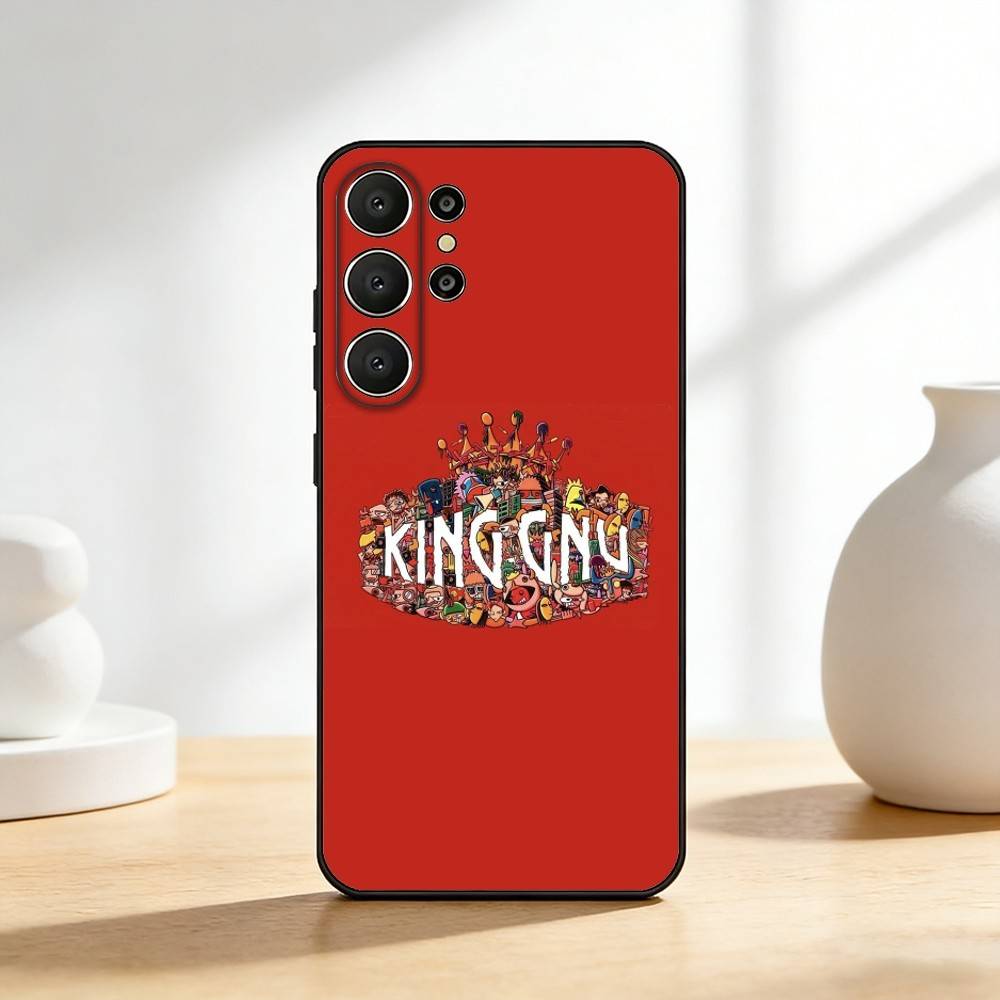Чехол для телефона Band K-King G-Gnu G для Samsung S26, S25, 24, 23, 22, 30, 21, 10, 9, Ultra, Plus, Lite, FE, Мягкий черный чехол Samsung S23ULTRA5G
