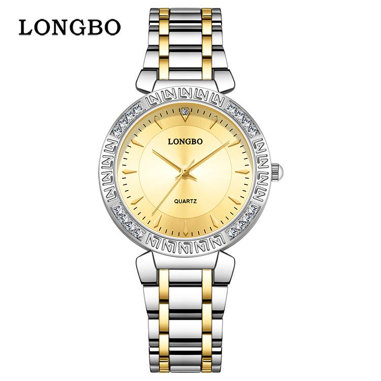 Longbo Quartz Waterproof Casual Couple Watch