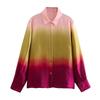 Fashion Style Spring New Arrival Fashion Women's Fashion Clothing Tie-Dyed Print Long Sleeves Lapel Shirt 2633352 330