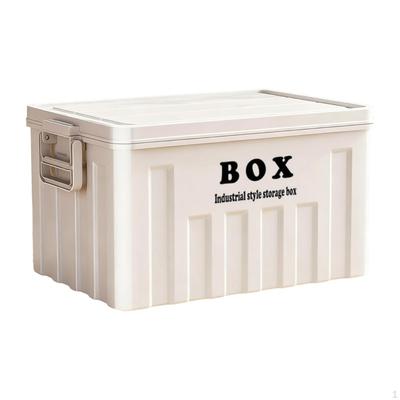 Container with Lid, Car Trunk Organizer, Large Capacity Container, Multi-Purpose Drawer Handles