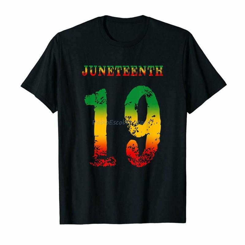 

Juneteenth Freedom Day 19Th June Funny American Pride Black TShirt S5XL Harajuku Funny Tee Shirt S