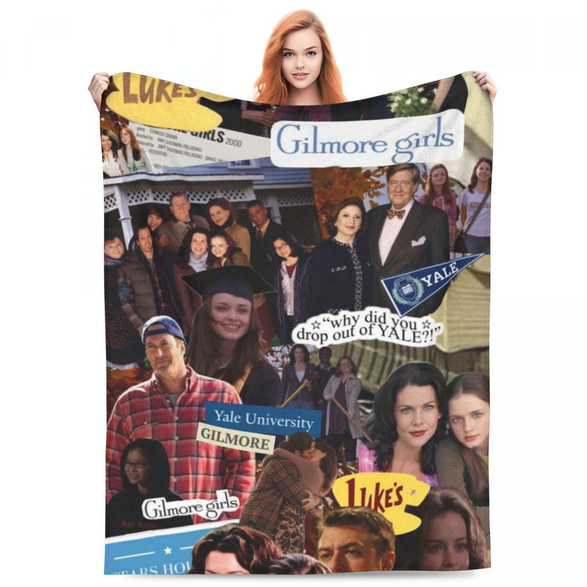 

Gilmore Girls Flannel Blanket Quality Super Soft Television Throw Blanket Winter Travelling Couch Chair Sofa Bed Bedspread 30x40in
