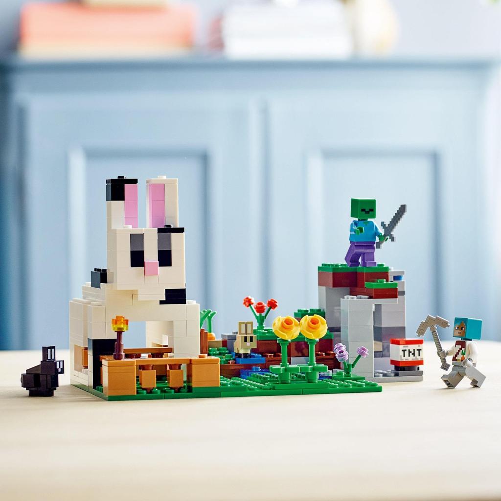 LEGO Minecraft Rabbit Farm 21181 Toy Blocks Gift Video Game Animals Boys Girls Ages 8+