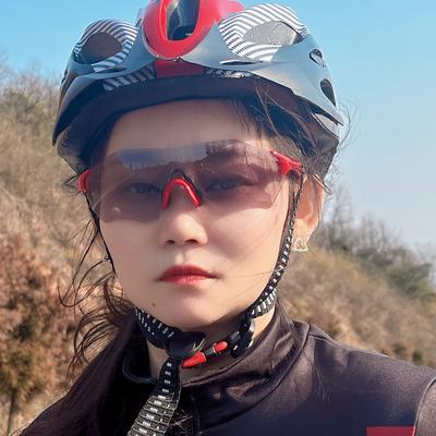 Outdoor Color Changing Cycling Glasses Sports Running Sunglasses Bicycle Windproof Goggles Motorcycle Goggles