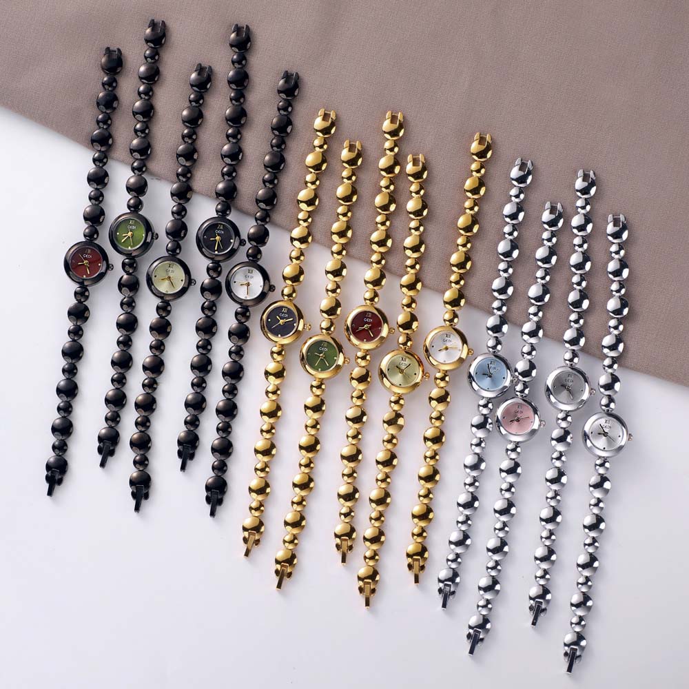 GEDI Women's Watch Luxury Fashion Chain Strap Watch Elegant and Sophisticated Versatile Quartz Watch for Everyday Wear