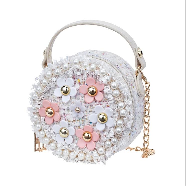 New Women Bag Lady Little Girls Toddler Princess Lovely Bag Kids Baby Messenger Shoulder Crossbody Flower Bag