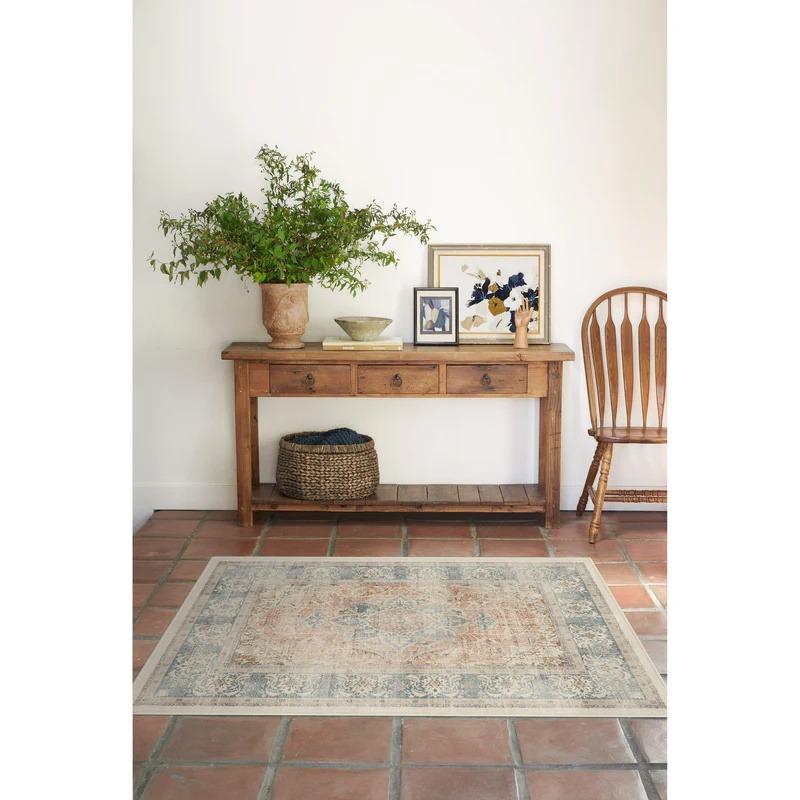 Nordic Ethnic Style Retro Carpet Living Room Decoration Carpets Home Bedroom Non-slip Rug Persian Court Pattern Large Area Mat