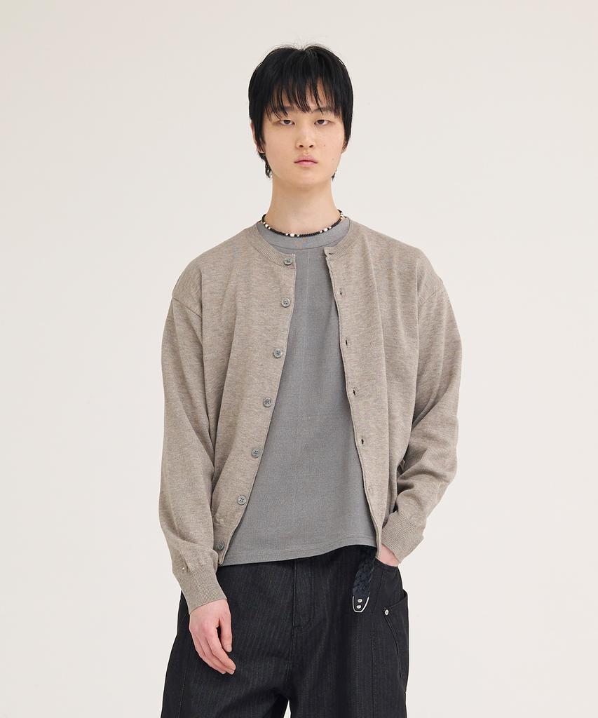Akecii Andy Soft Cardigan_Mocha