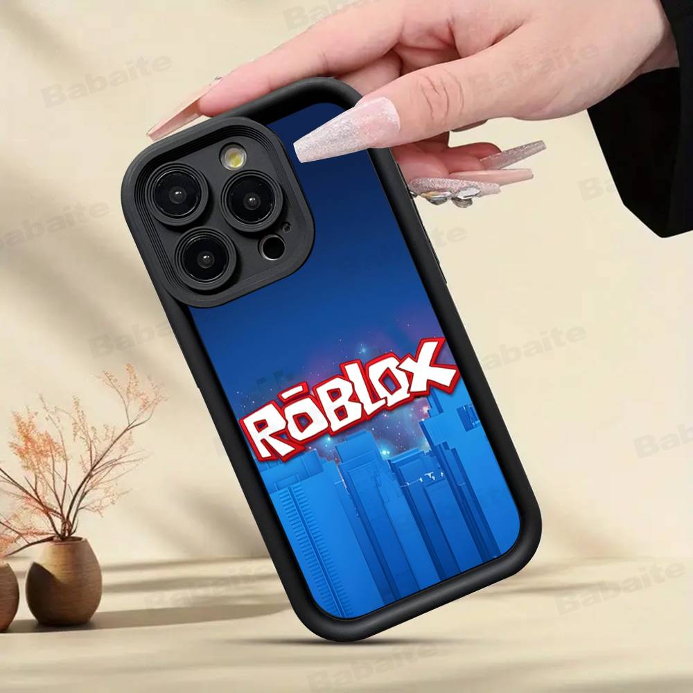EZ27 R-Robloxs Phone Case For IPhone 17 16 15 14 13 12 11 Pro Max Anti Drop Soft Cover