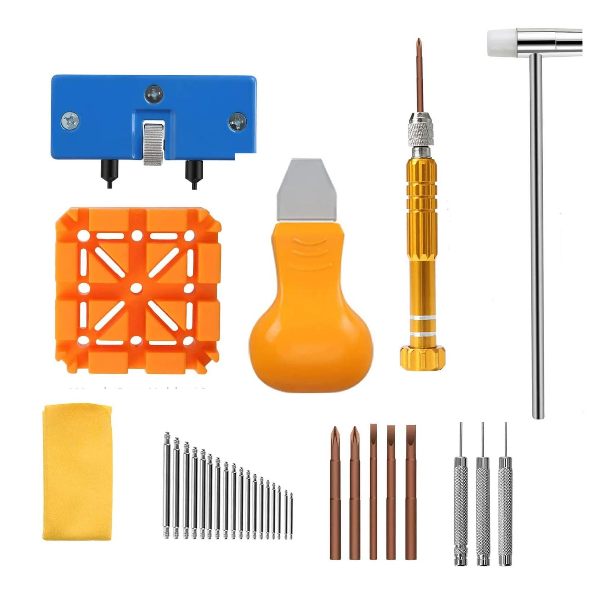 

Хит продаж: Набор для ремонта часов 13-в-1: Замена батареи, Отвертка, Инструмент для ремешка