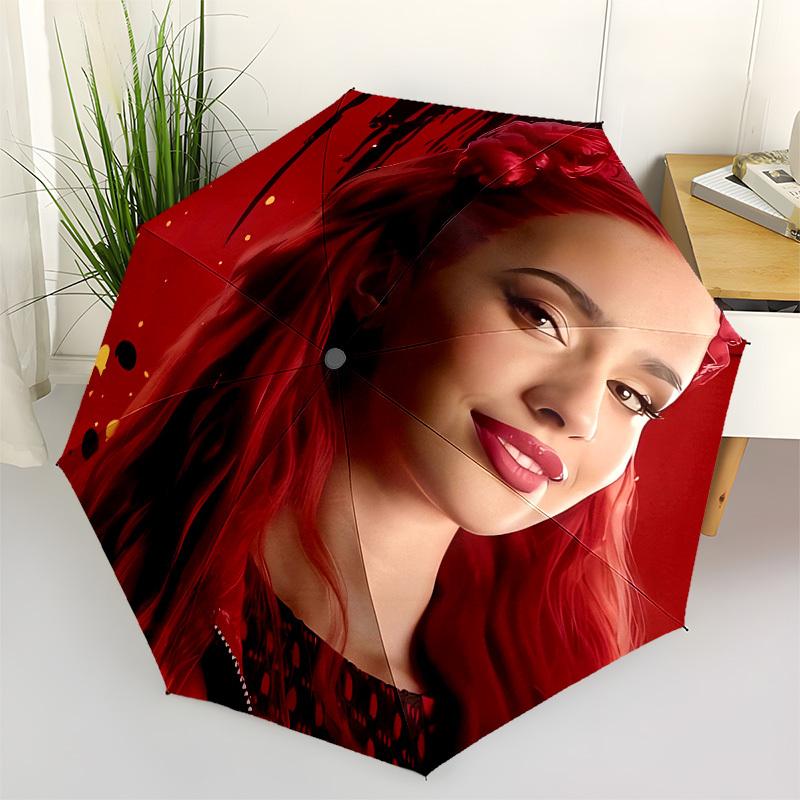 

Redhead, Artistic Portrait- Automatic Opening and Closing, 8-rib Structure Portable Umbrella, Suitable for Men and Women in All Seasons - Pe
