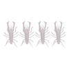 3 Inch Soft Fishing Lures High Density Salted Multi-Legged Bug Style Bait 4 Pack Suitable for Competitive Water Spider Imitation