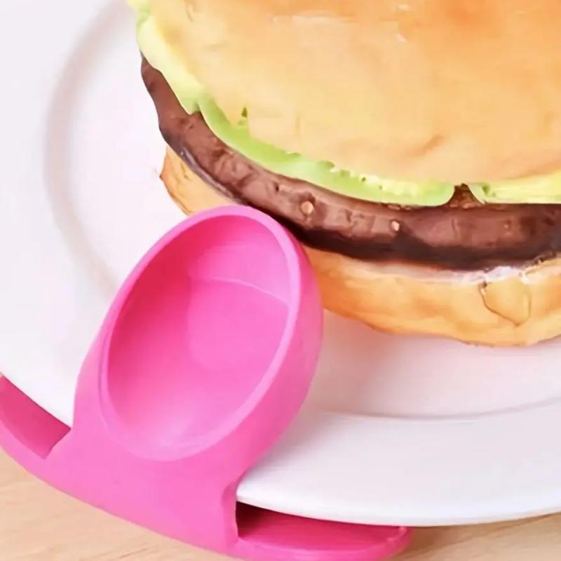 

1шт силиконовые изолированные накладки на пальцы для духовки микроволновки изолированные перчатки термостойкие утолщенные изолирующие коврики подарок розовый