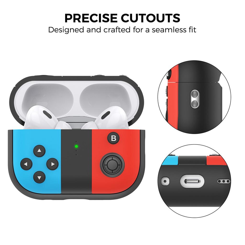 Switch Gaming Console Silicone Earphone Cover For Airpods Pro 2 With Thick Protection