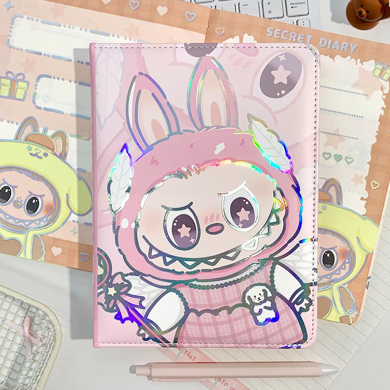 

Книга А5 с цветными страницами Tide Play Мультяшный студенческий справочник Блокнот из ПУ кожи