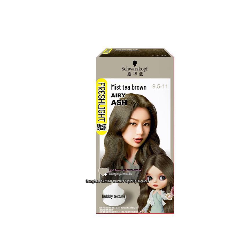 

Schwarzkopf Freshlight Foam Hair Dye, Misty Tea Brown