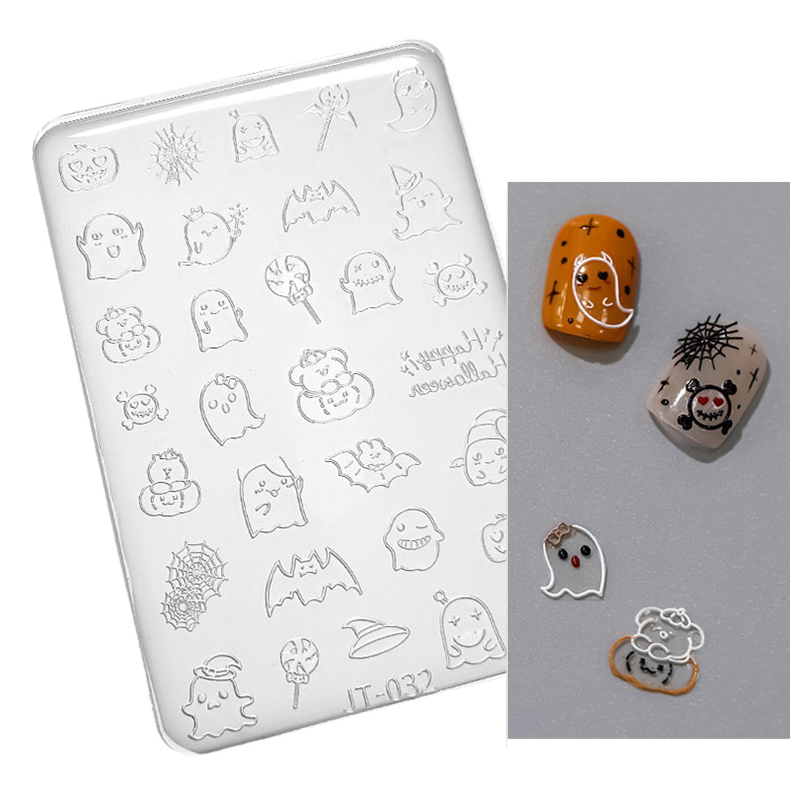 

Силиконовая форма для дизайна ногтей с цветочным рисунком, 3D-бабочка, тиснение, гель-трафарет, шаблон для резьбы по ногтям, инструмент для самостоятельного декора дизайна ногтей 32