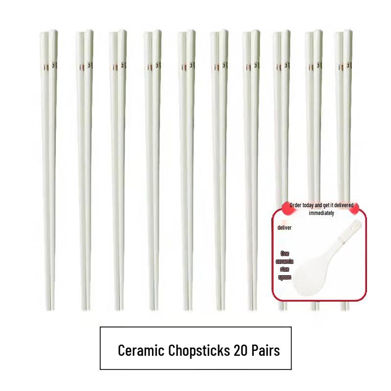 Jingdezhen Simple Ceramic Chopsticks Set