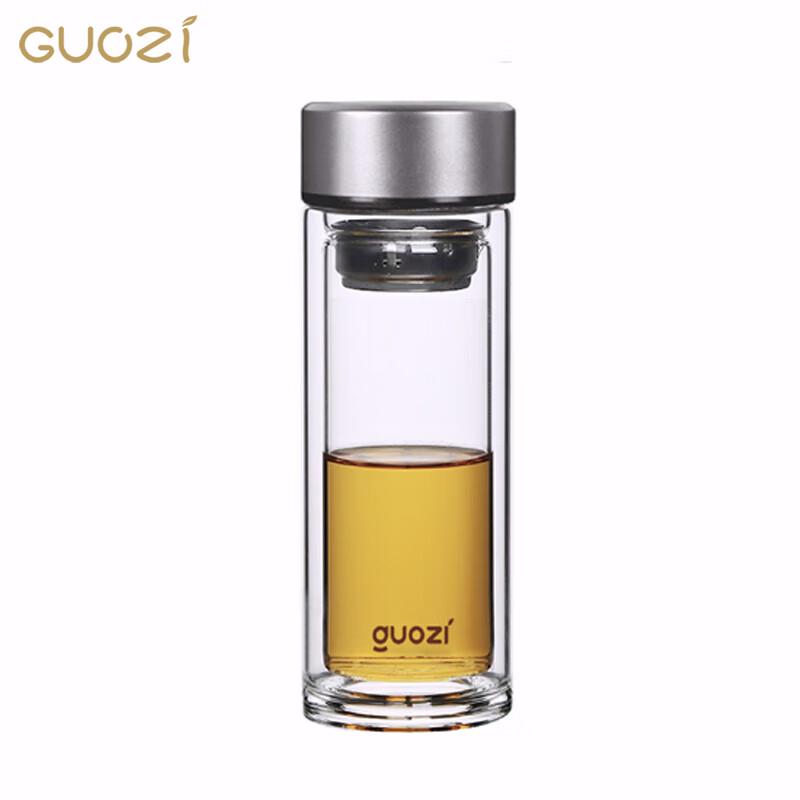 GUOZI Ruishang 300ml Double-layer Glass Tea Cup
